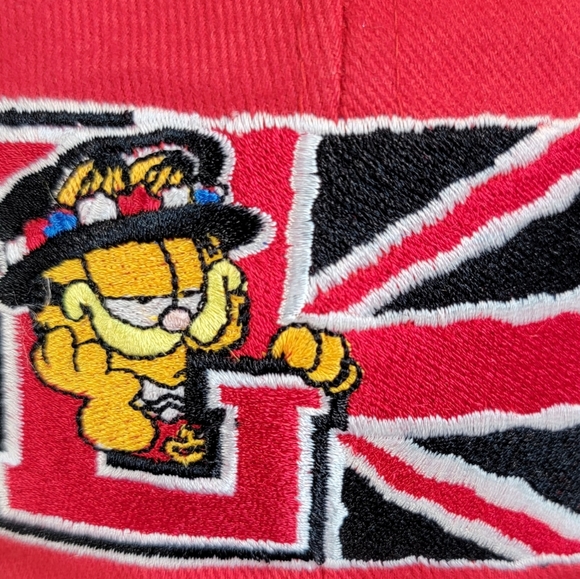 London England Garfield Embroidered Vintage Hat Collectible Baseball Cap OS - Picture 5 of 11